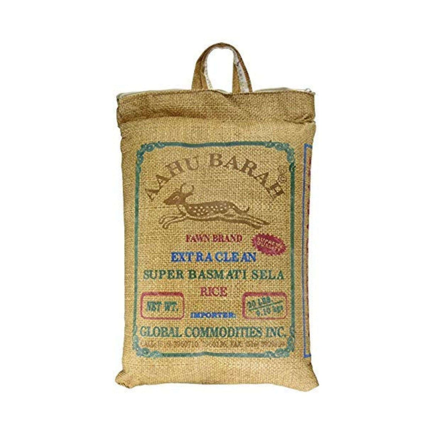 Aahu Barah Super Basmati Sela Rice 10 Lbs Damaski