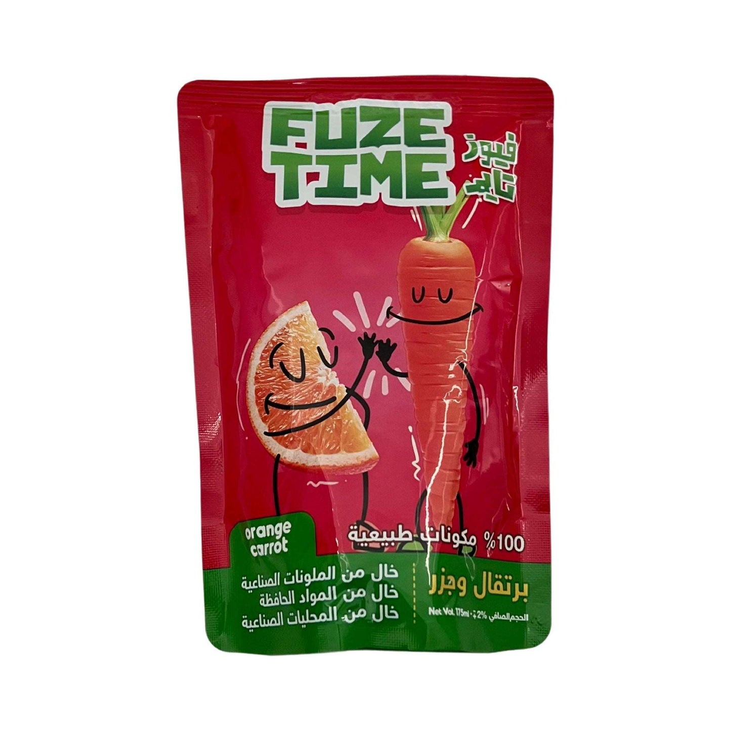 Fuze Time Orange And Carrot Juice (12 pcs) Damaski.com