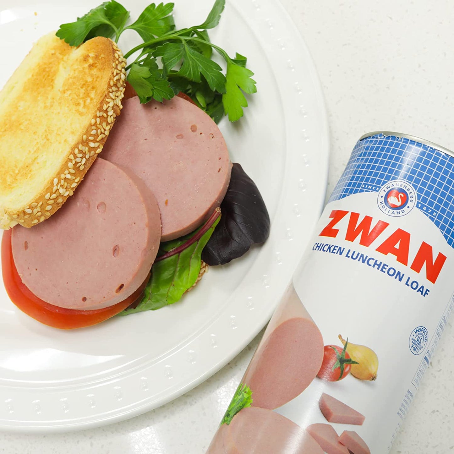 Zwan Chicken Halal Luncheon Loaf 837g Damaski