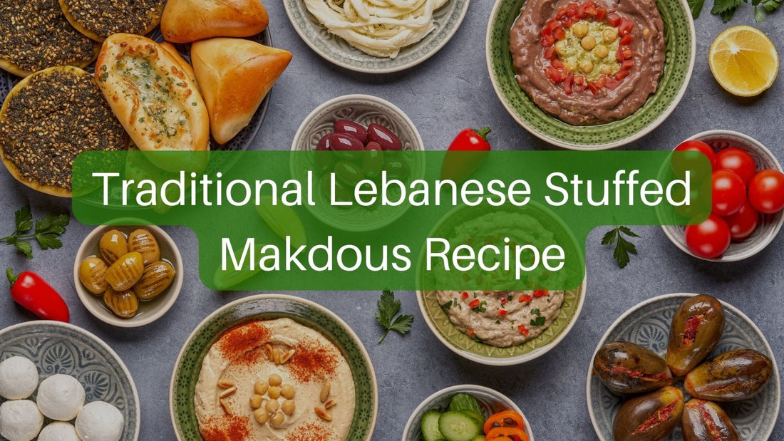 Craving Authenticity? Dive into Our Traditional Lebanese Stuffed Makdous Recipe! - Damaski