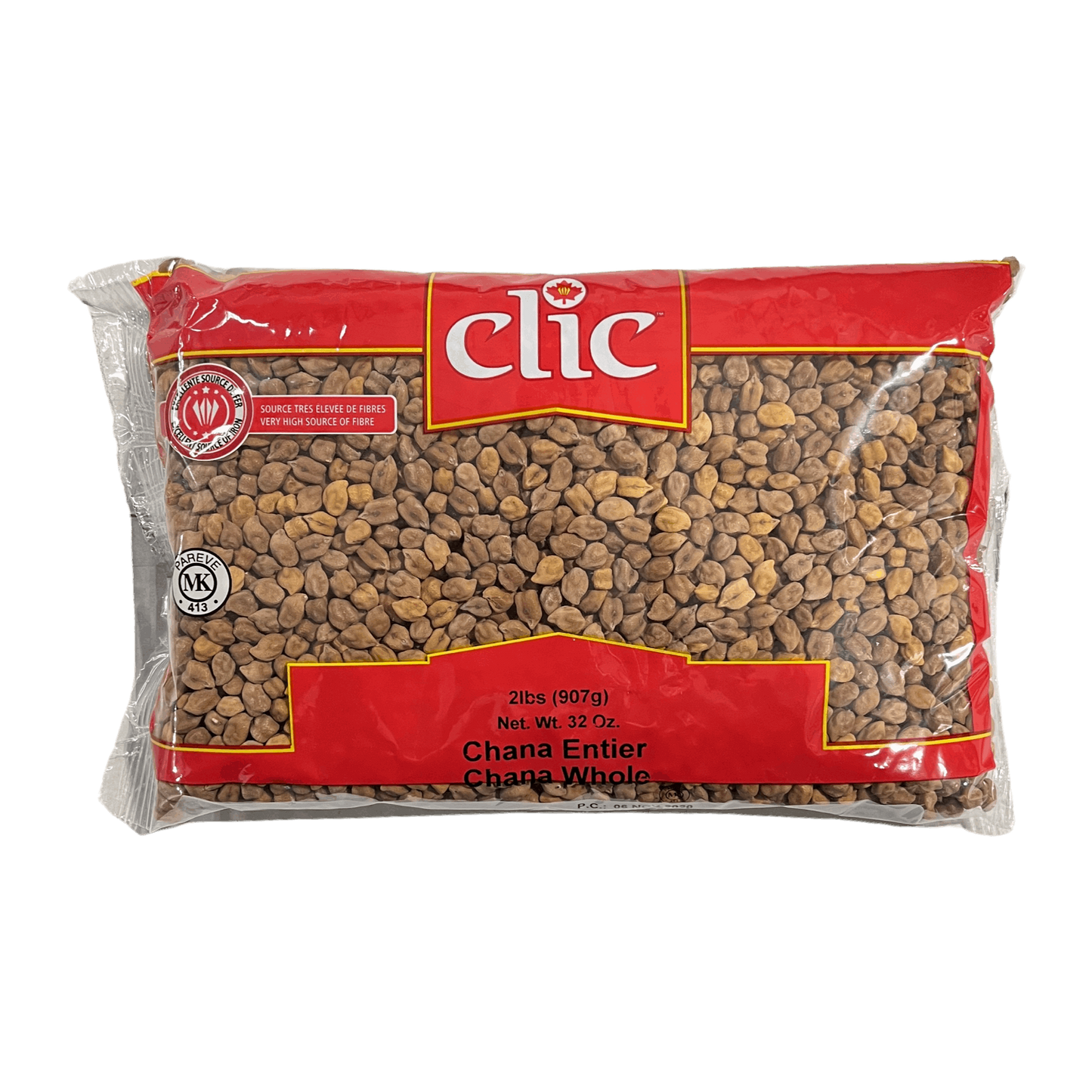 Clic Whole Chana Beans 907g Damaski