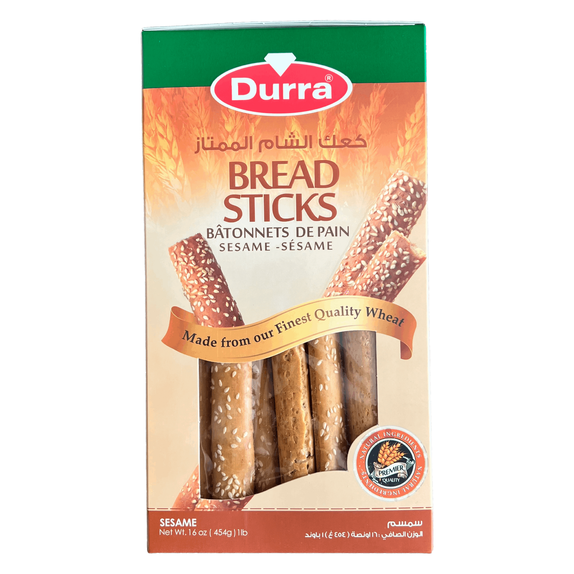 Durra Bread Sticks With Sesame 1 Lbs Damaski.com