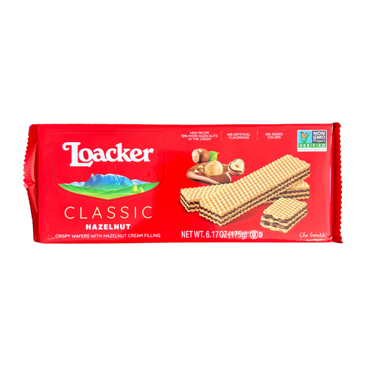 Loacker Classic Crispy Wafer With Hazelnut Cream Filling Damaski