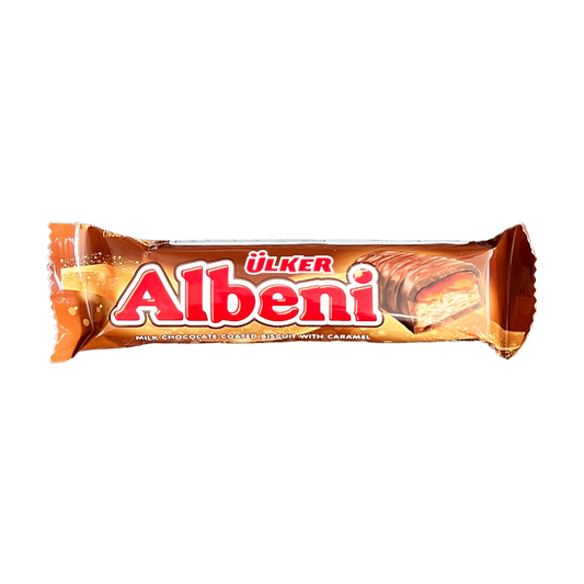 Ulker Albeni Milk Chocolate Biscuit With Caramel 40g Damaski