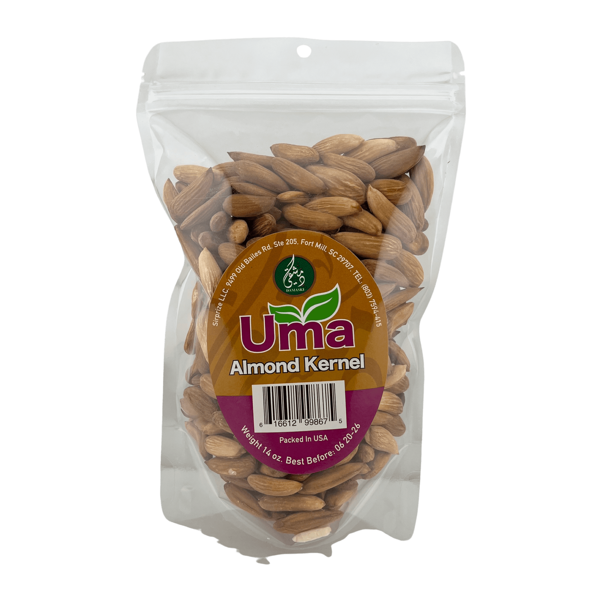 Uma Almond Kernel 14oz Damaski