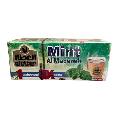 AlAttar AlMadina Mint Tea 20 Bags EN Damaski
