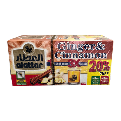 AlAttar Ginger & Cinnamon Tea 20 Bags EN Damaski