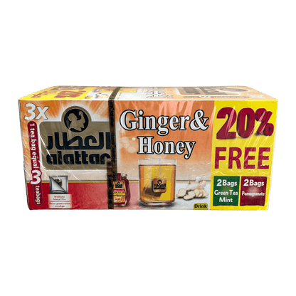 AlAttar Ginger & Honey Tea 20 Bags - Damaski