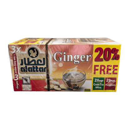 AlAttar Ginger Tea 20 Bags - Damaski