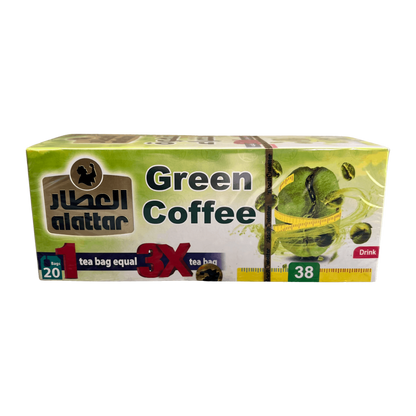 AlAttar Green Coffee Tea 20 Bags EN Damaski