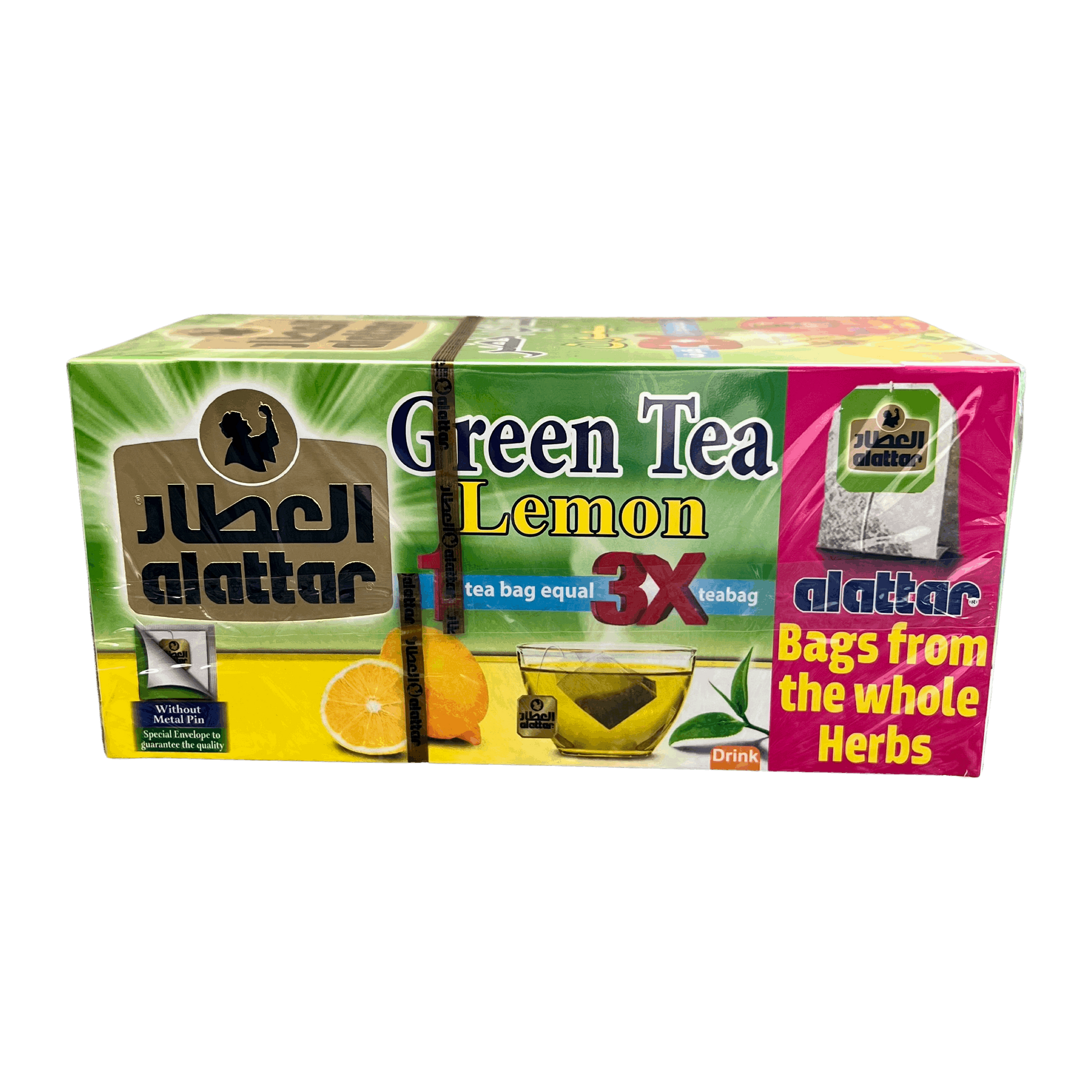 AlAttar Green Tea With Lemon 20 Bags EN Damaski