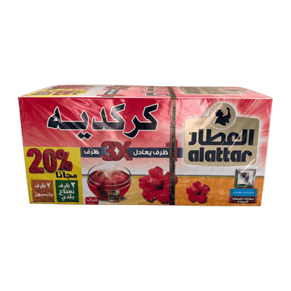 AlAttar Hibiscus Tea 20 Bags - Damaski