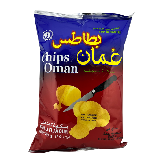 Chips Oman Chili Flavour 150g Damaski