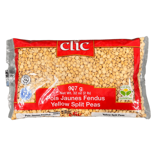 Clic Split Yellow Peas 907g Damaski