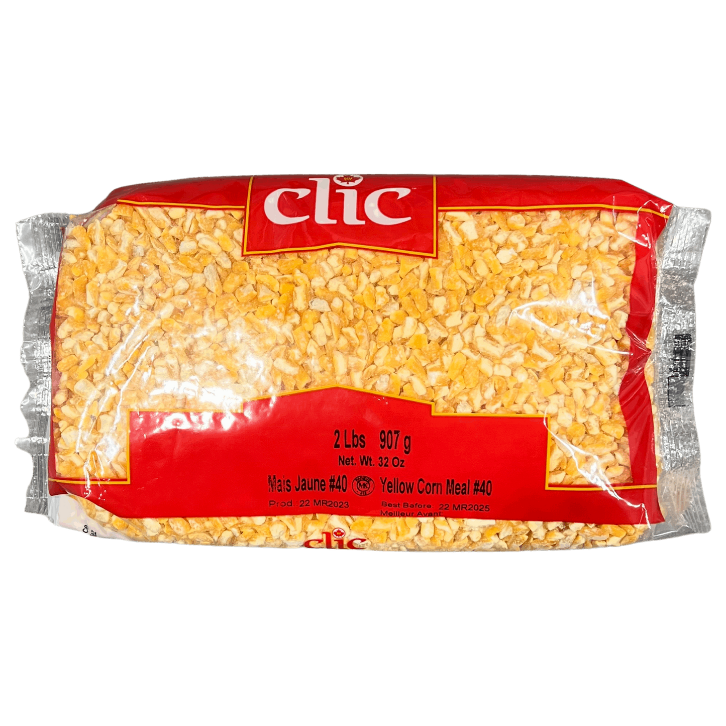 Clic Whole Yellow Corn Meal #40 907g Damaski