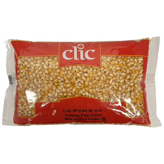 Clic Yellow Popcorn Kernels 907g Damaski