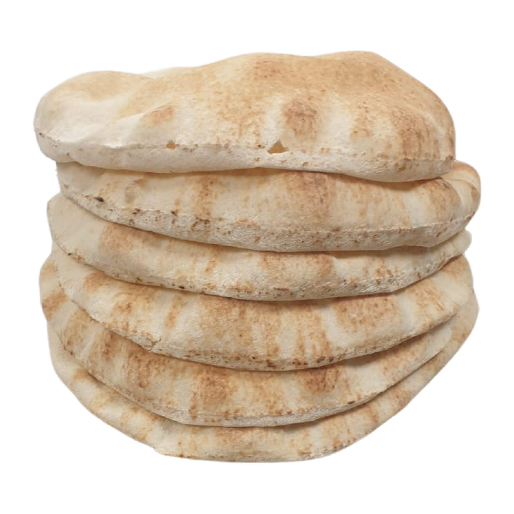 Levant 9" Arabic White Pita Bread 240g - 5 Loaves Damaski