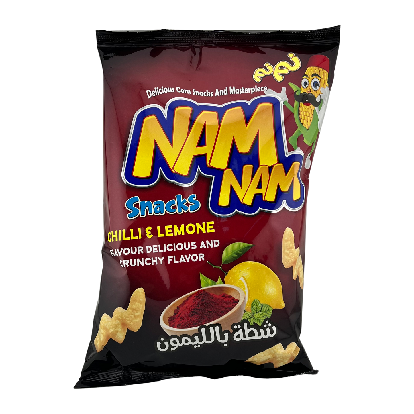 Nam Nam Puffs Chilli Lemon Chips 140g Damaski