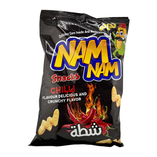 Nam Nam Puffs Hot Chilli Chips 140g Damaski